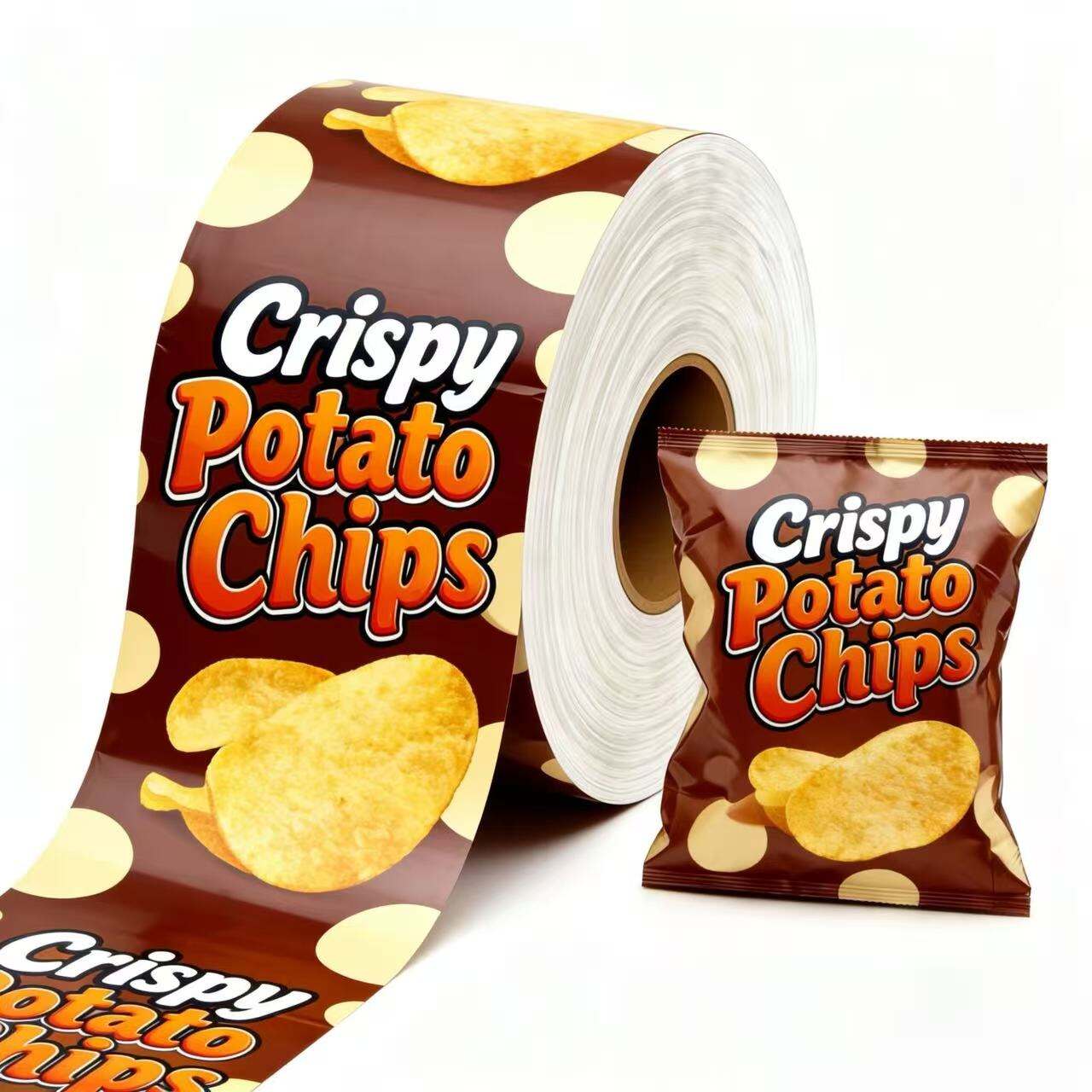 Snack Potato Chips Sachet Wrapping Packaging Film Roll