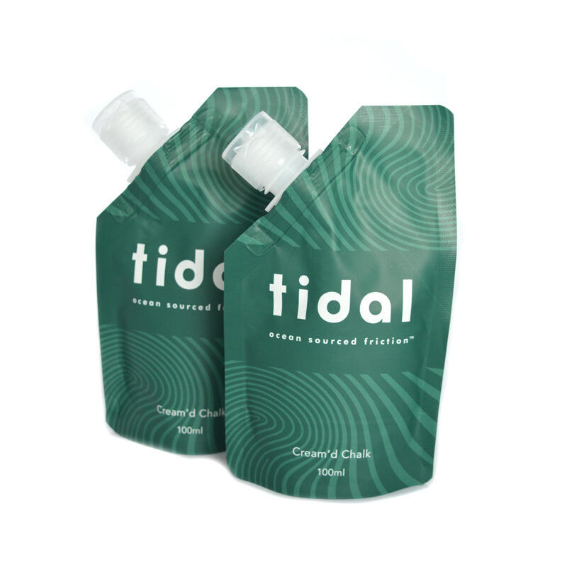 Recyclable Refill Spout Pouch for Liquid Soap Body Oil Lotion Hand Cream Skincare Packaging OEM