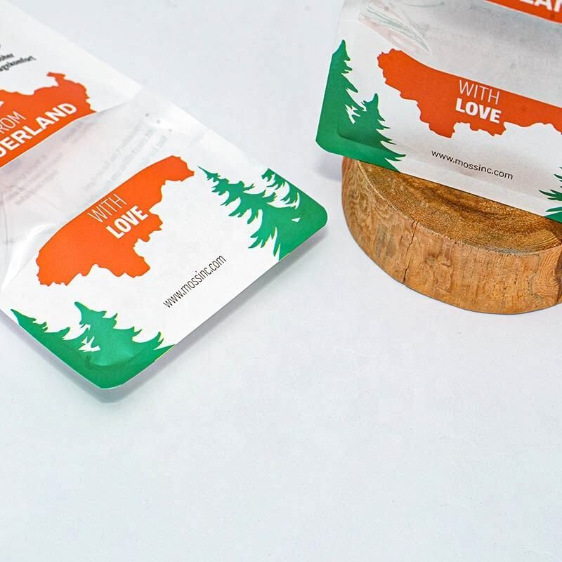 Komposztálható, lebontható, élelmiszer-min?ség? kraftpapír álló zacskó