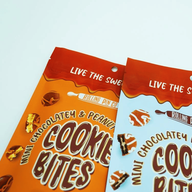 Custom Cookie Snack Stand up Pouch Food Aluminum Packaging Bags