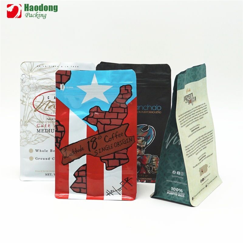 Stand up Coffee Pouches With Valve for Coffee Packaging Coffee Beans Bag