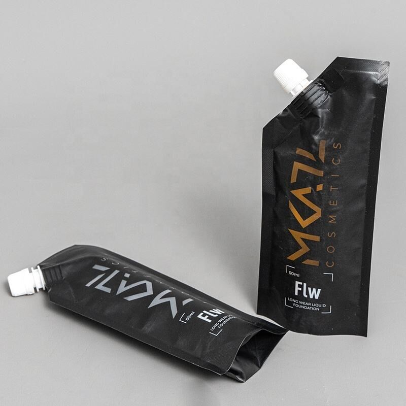 Paketa plastike t? personalizuara me logo t? shtypur, ?anta me gyp p?r kosmetik? me ngushtim dhe me tub