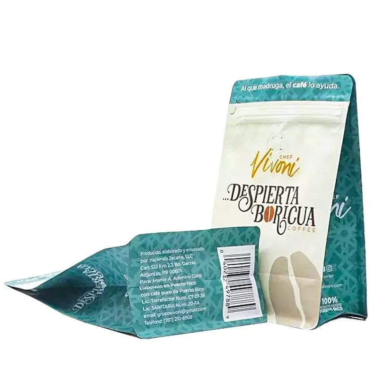 Which coffee bag material best blocks oxygen and light?