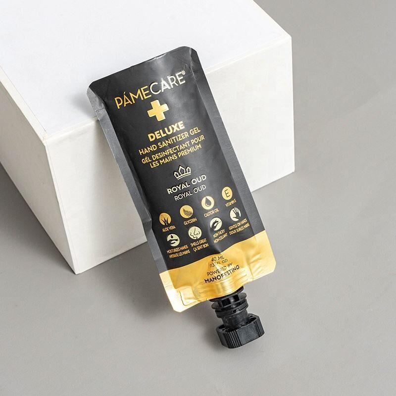 Custom Plastic Liquid Soap Pouch Liquid Cosmetic Packaging Spout Pouches