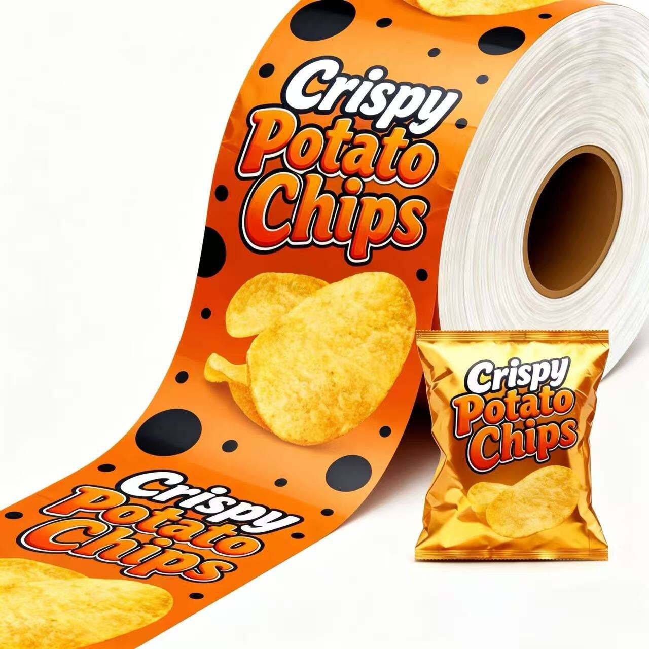 Snack Potato Chips Sachet Wrapping Packaging Film Roll