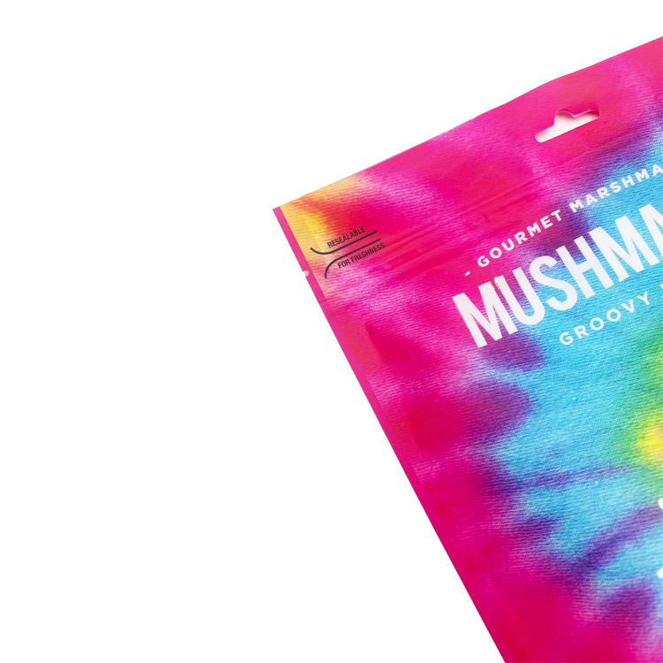 Custom Candy Stand up Pouch with Window Gravure Printing