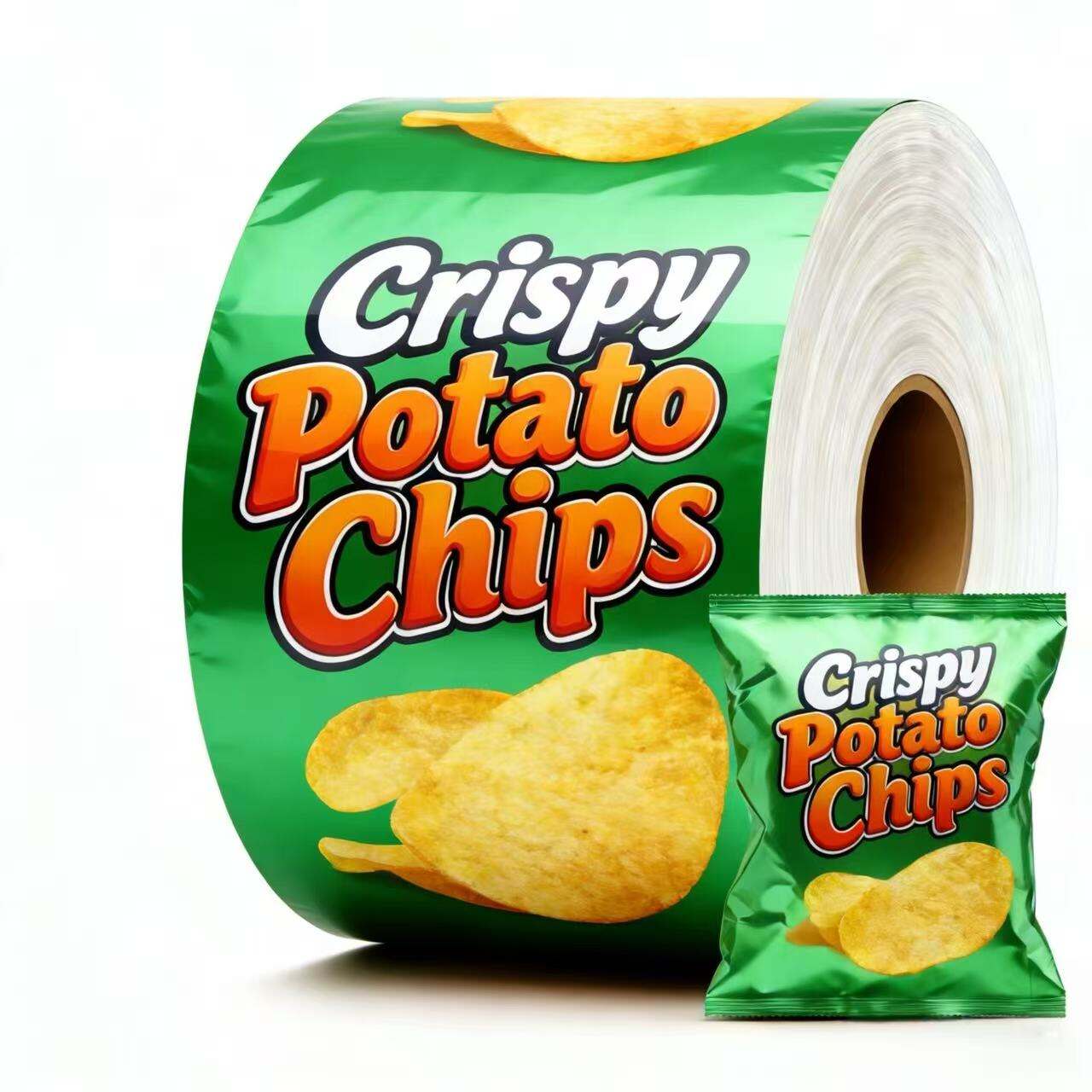 Snack Potato Chips Sachet Wrapping Packaging Film Roll