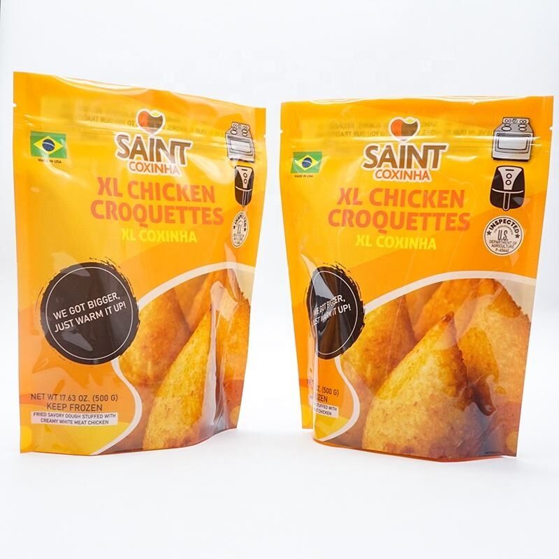 Frozen Food Packaging Plastic Bags Fried Pre-cooked Food Packaging Pouch