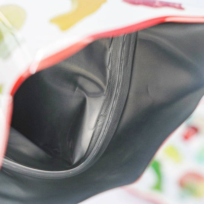 Niestandardowe, drukowane woreczki z mi?kkiego materia?u i zamkiem b?yskawicznym w nietypowym kszta?cie do cukierków, plastikowe woreczki mylarowe do s?odyczy