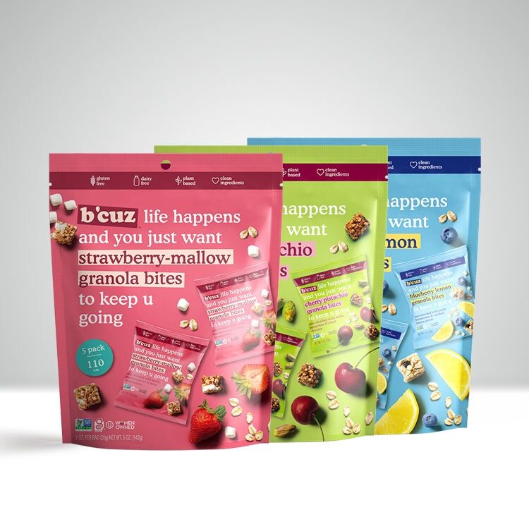 CustomPlastic Dried Fruit Package Pouch Snack Bag Recyclable Food Grade