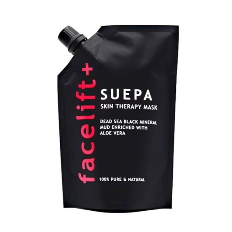 Beg Pembungkusan Spout Hitam untuk Syampu dan Kosmetik Cair