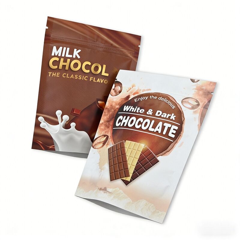 Custom PET/VMPET/PE Stand-Up Pouch for Chocolate & Confections