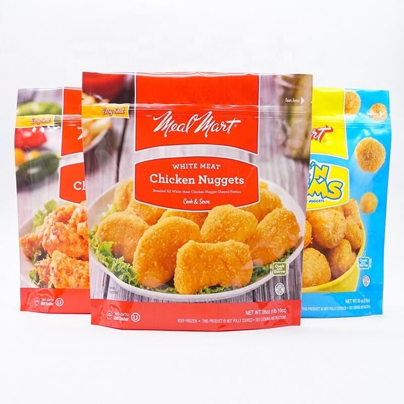 Fried Chicken Pieces Stand up Packaging Bag Frozen Food Pouch 