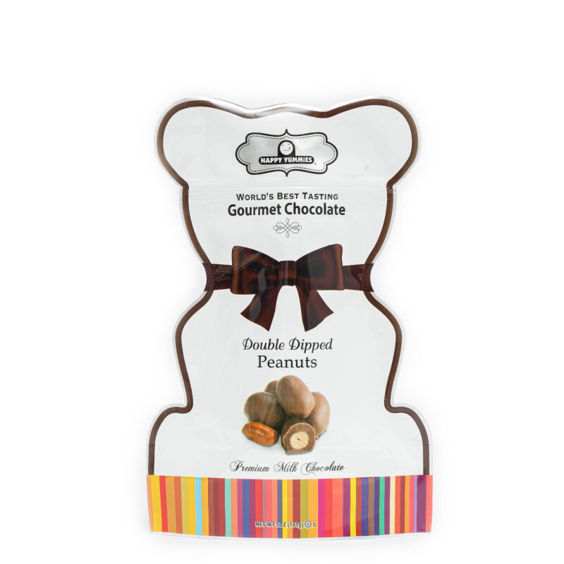 Niestandardowe, drukowane woreczki z mi?kkiego materia?u i zamkiem b?yskawicznym w nietypowym kszta?cie do cukierków, plastikowe woreczki mylarowe do s?odyczy