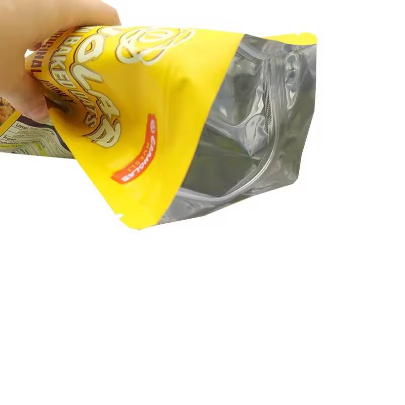 Custom PET/VMPET/PE Stand-Up Pouch for Granola & Snacks