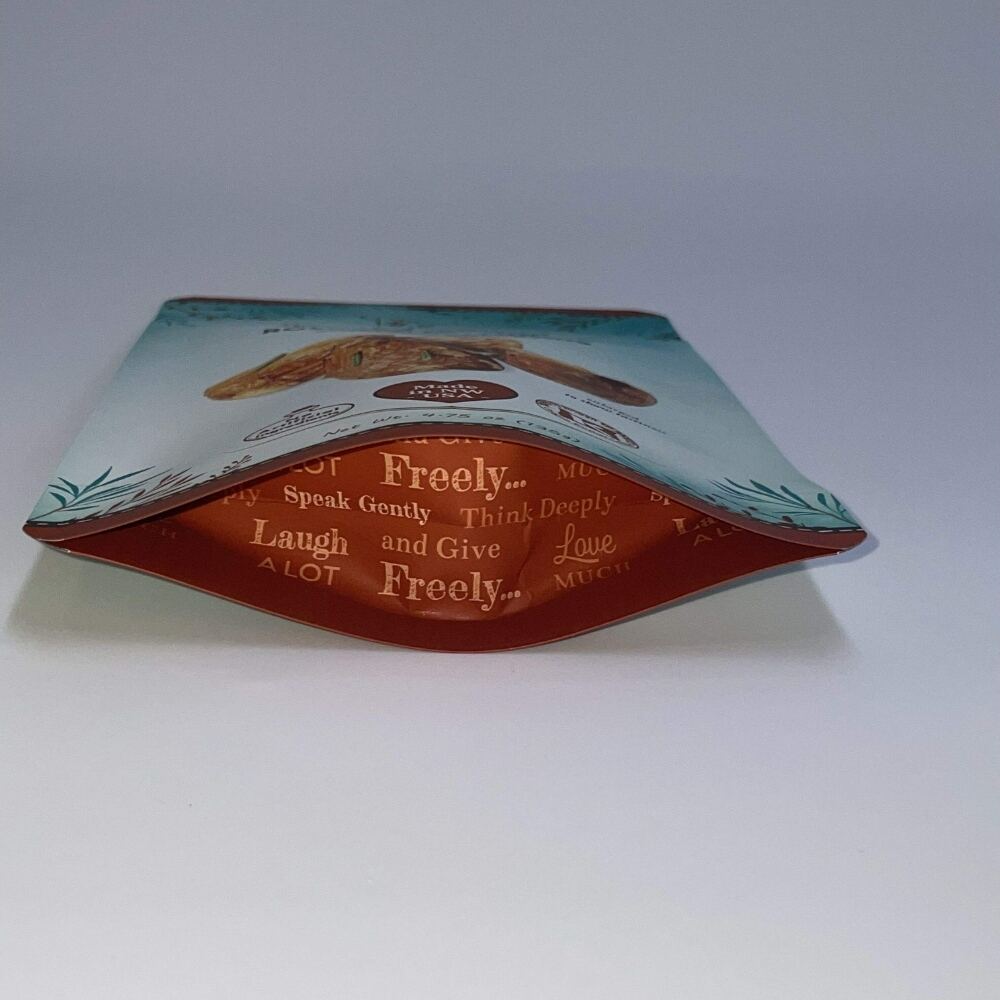 Pecans Nuts Snack Food Plastic Packaging Bags Stand up Pouch With Resealable Zipper