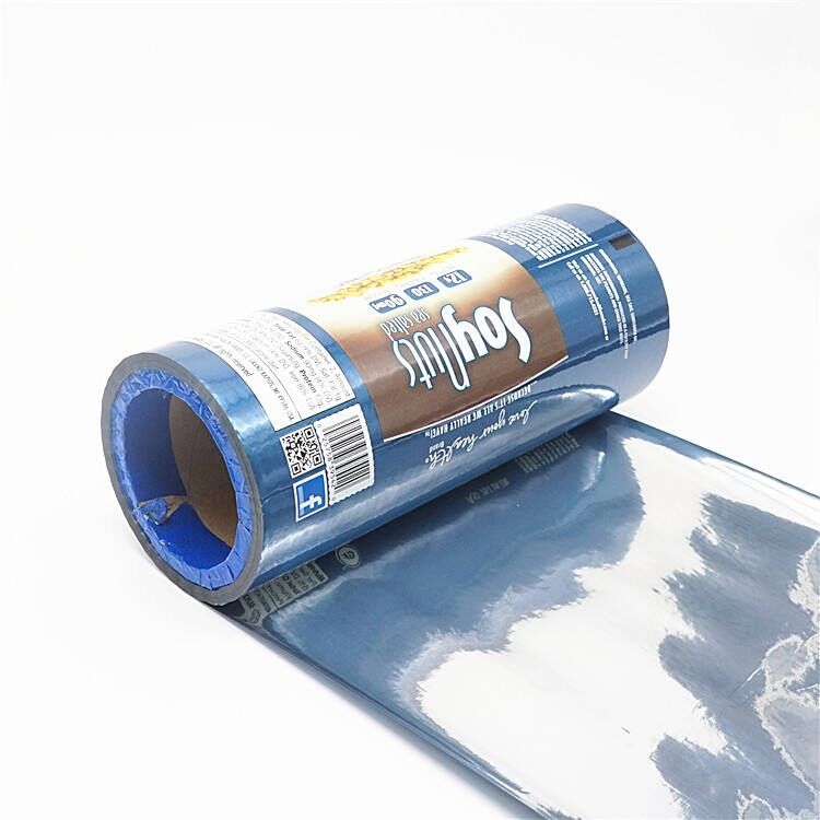 Bobina de film laminat per a envasament d'aliments, bosses impresses per a patates fregides simples