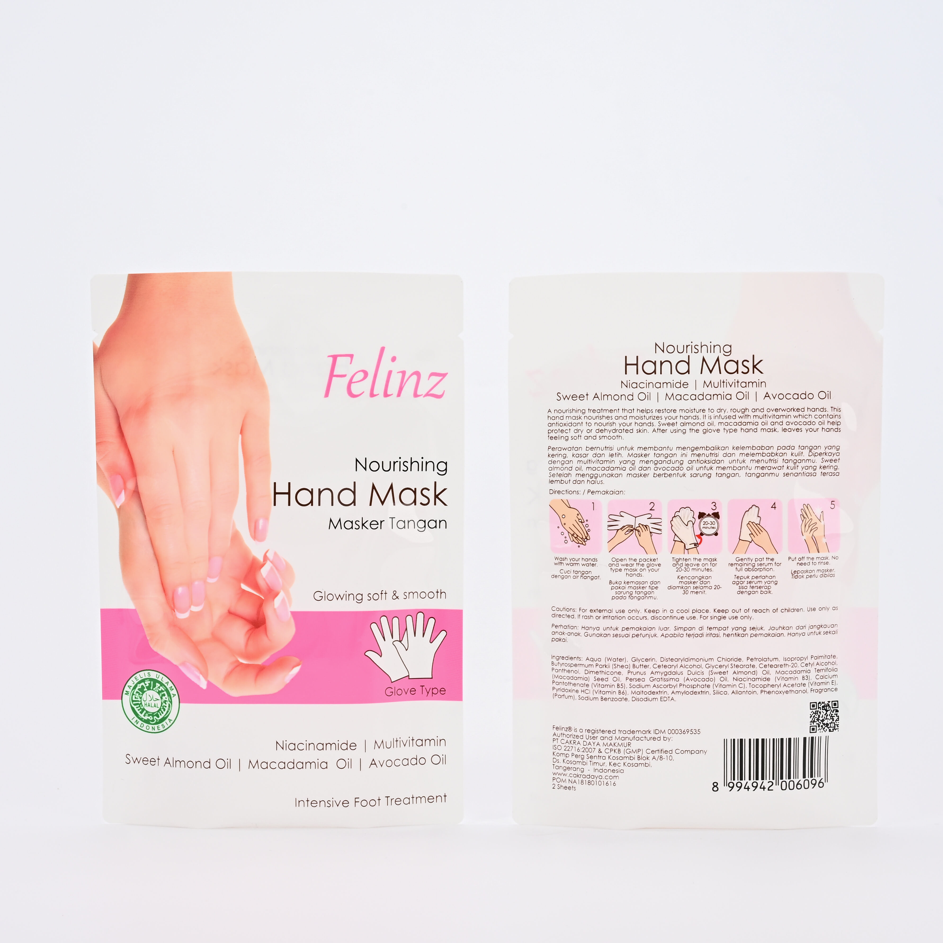 Custom Three Side Seals Bag Factory Hand Mask Logo Printing Flexible for Small Orders
