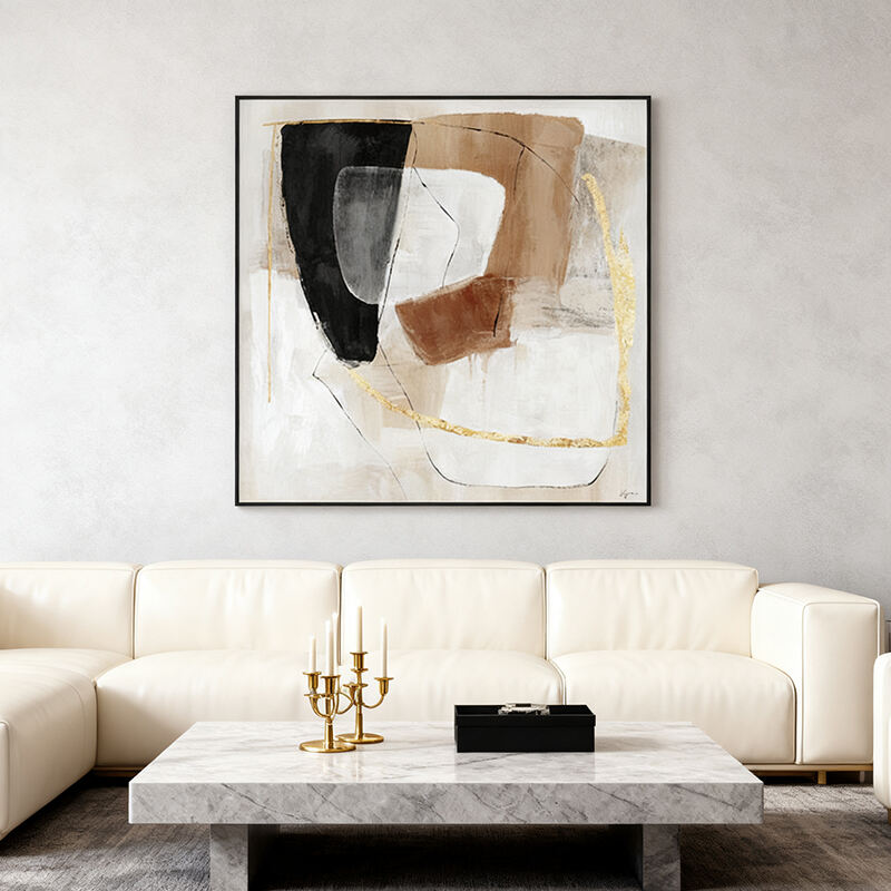 Ealaín Bhalla Mhílinneach Abhstrachtach Neodrach ar Airde do Thaighlíonta, Oifigí agus Dearadóirí Idirbhearta