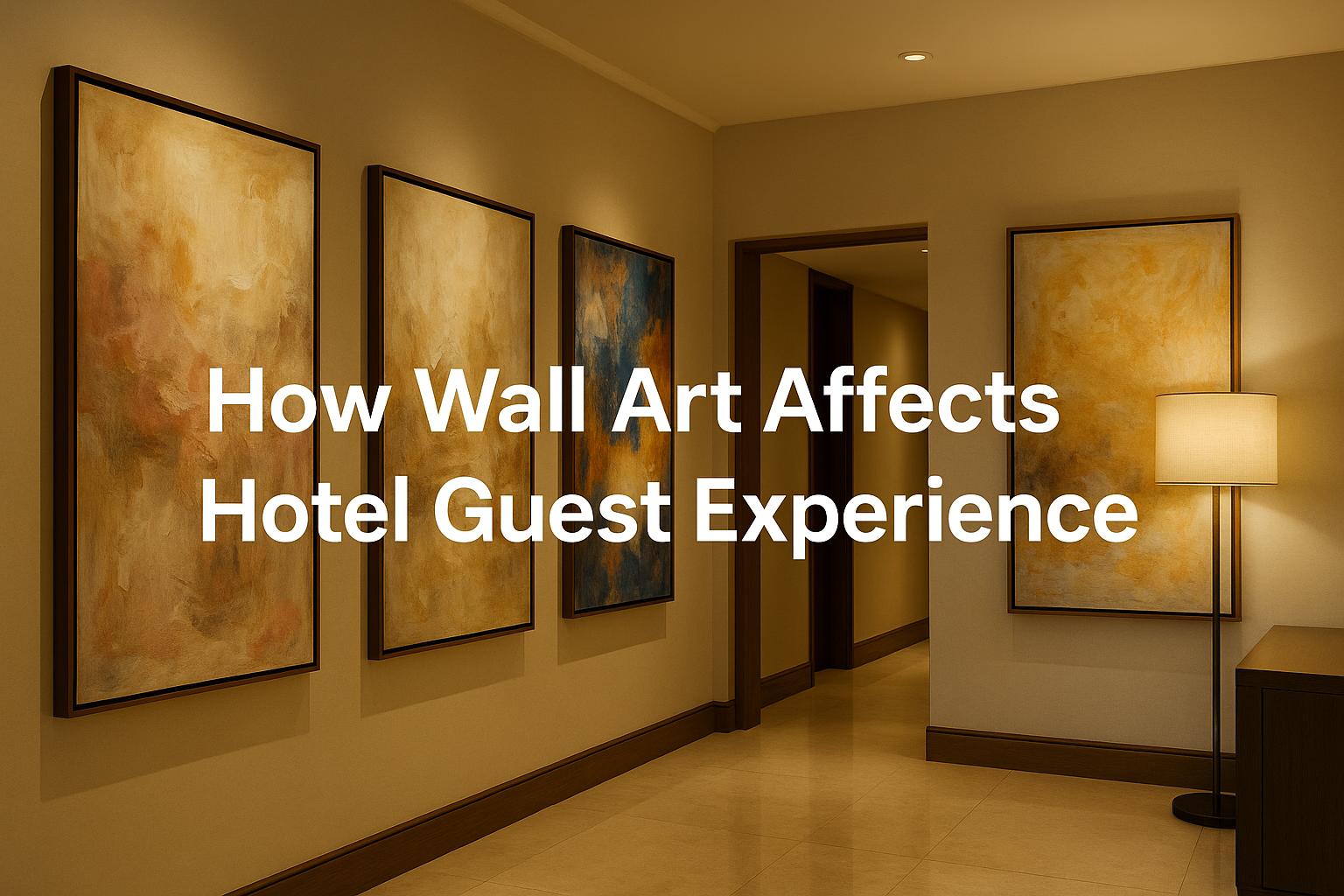 벽 예술이 호텔 투숙객 경험에 미치는 영향