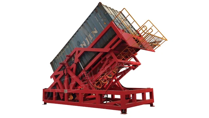 Container turning machine