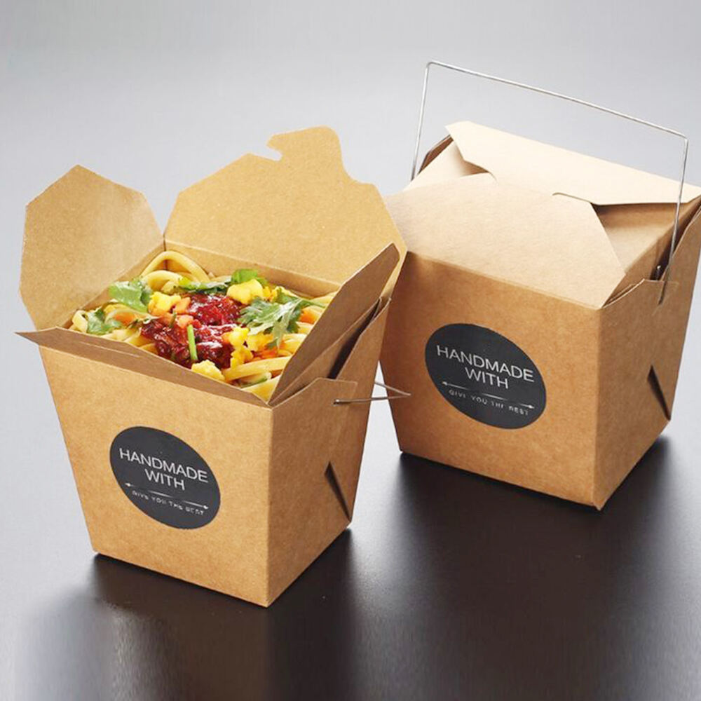 Customized  Various Sizes Fried Chicken Noodle Takeaway Packaging Box