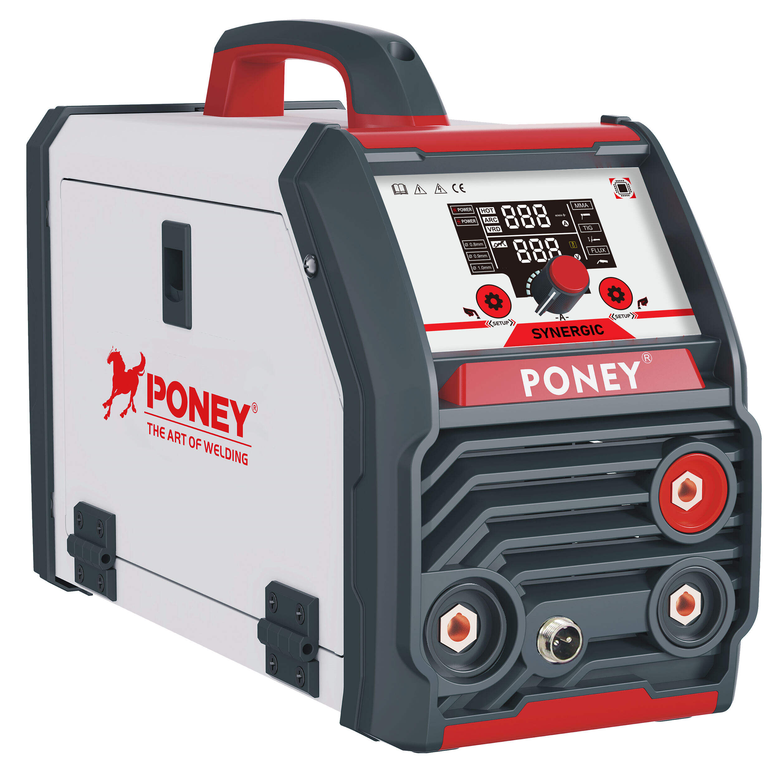 220V Multi-Function Inverter Mini Gasless Welder Fcw-120 Digital Signal Control Mig Weldr