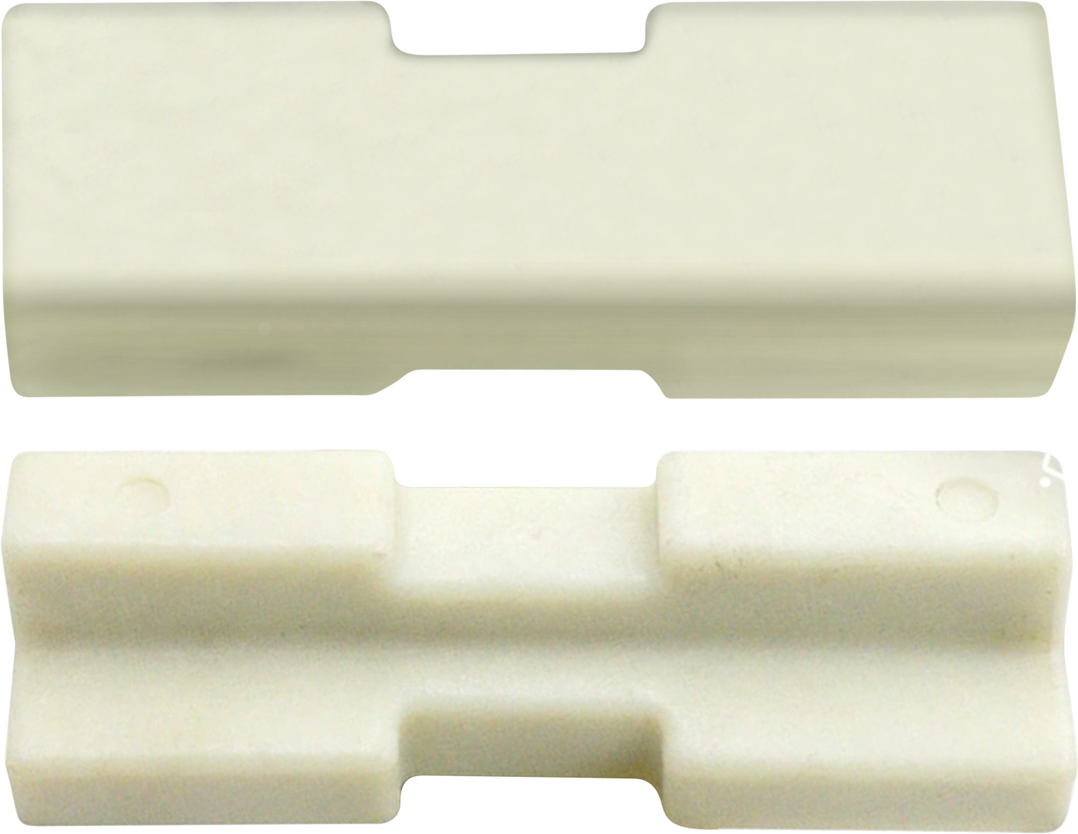 Milyen típusú sínpárnák használatosak a moduláris vasúti alkatrészekben?