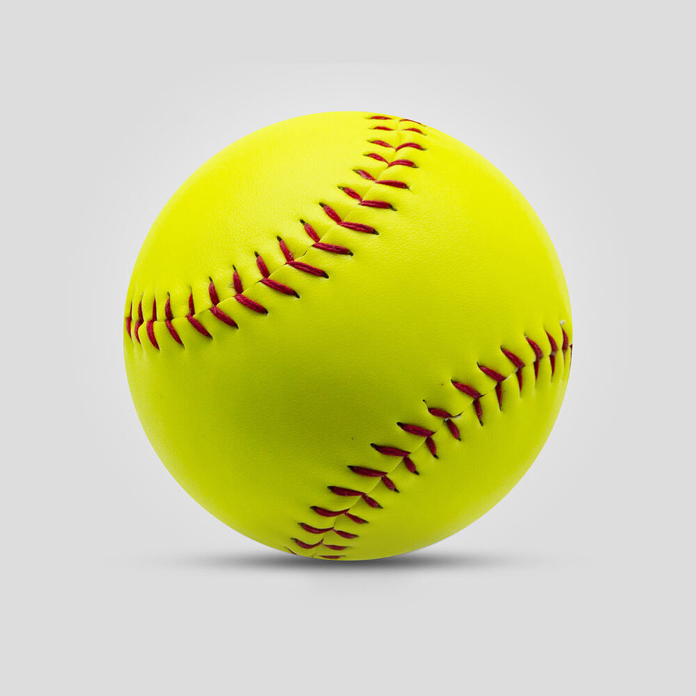 MOZURU PVC Leather +Cork Core Softball For Training