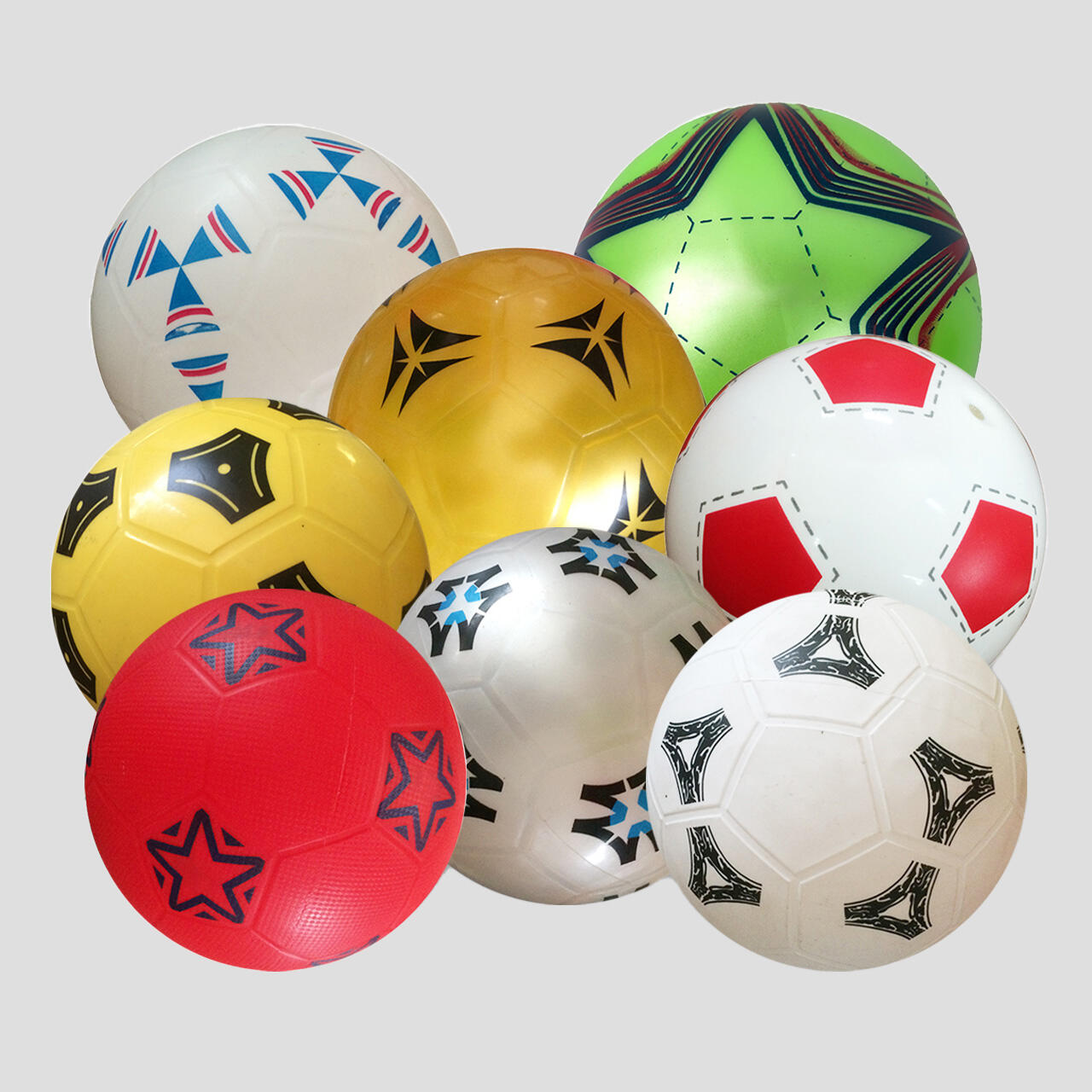 MOZURU Multicolour Teaching PVC Soccer Ball