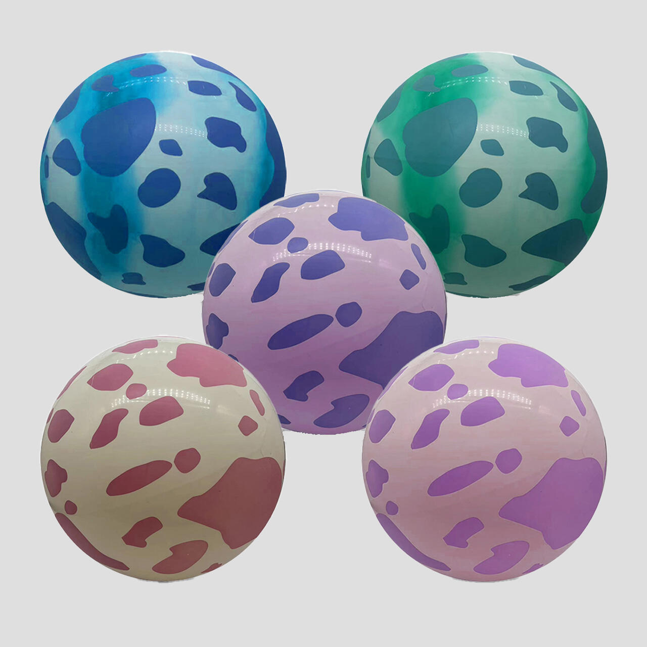 MOZURU 40CM Colorful PVC Rainbow Ball
