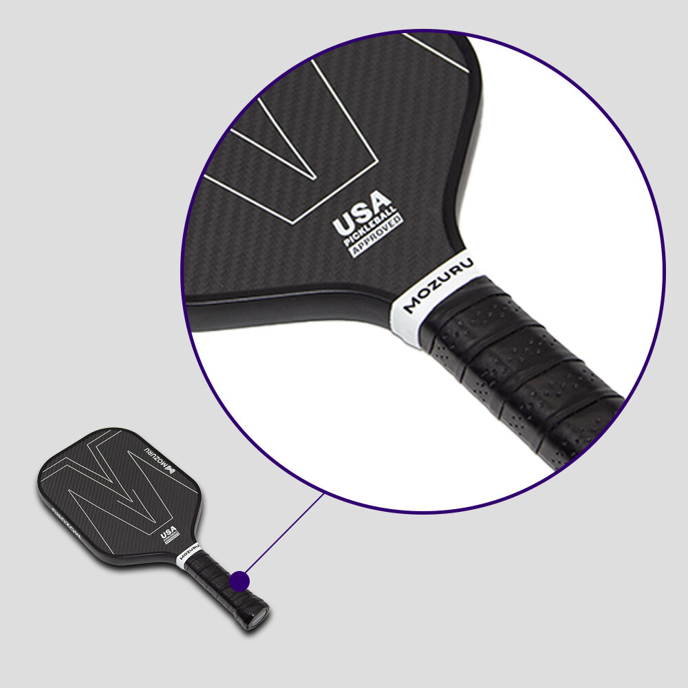 MOZURU 3K Carbon Fiber +PP honeycomb core Pickleball Rackets | Carbon ...