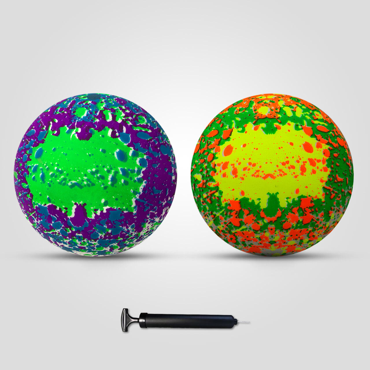 MOZURU 8.5inch Colorful PVC Rainbow Ball | Rainbow ball/Cloud ball ...