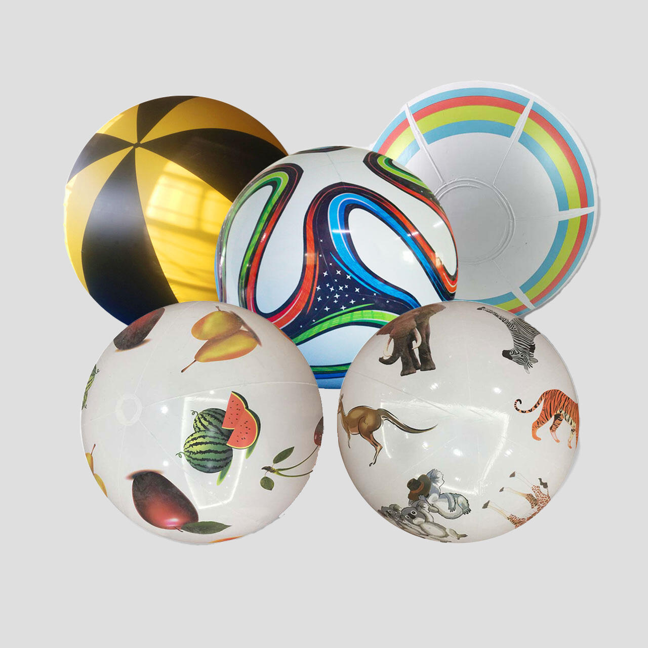 MOZURU Full Print PVC Beach Ball