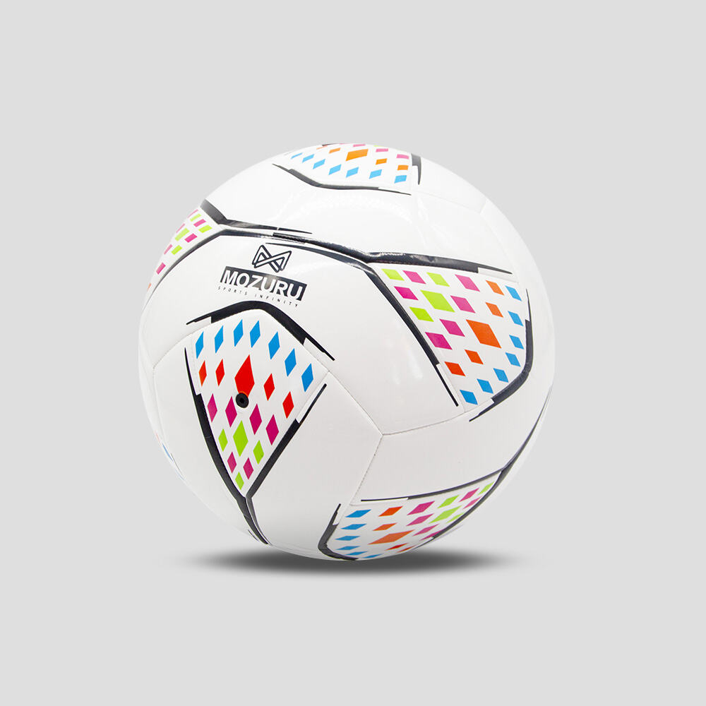 MOZURU 3.7MM PU Machine Stitched Football/Soccer Ball | Machine ...