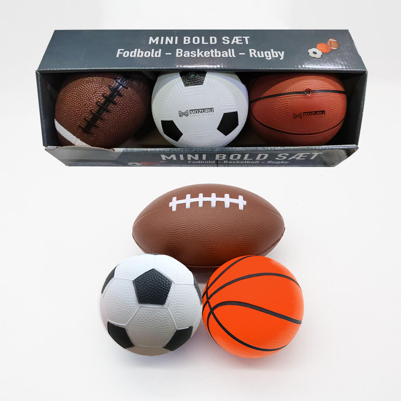 MOZURU PVC Training Inflatable Small Toys Ball Set