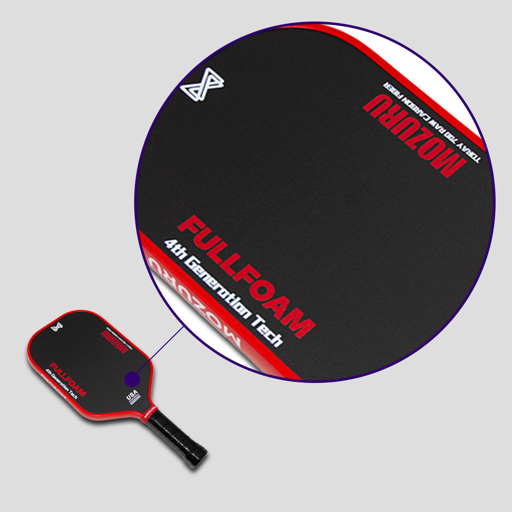 MOZURU T700 Carbon Fiber + EVA foam core Pickleball Rackets | Carbon ...