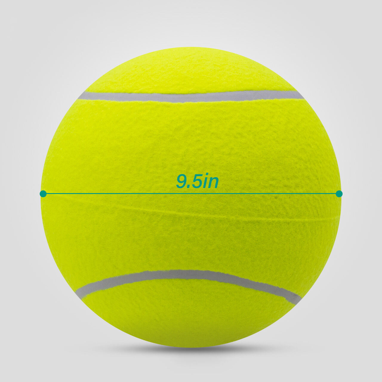 MOZURU Custom Logo Signature 9.5 Inches Tennis Ball