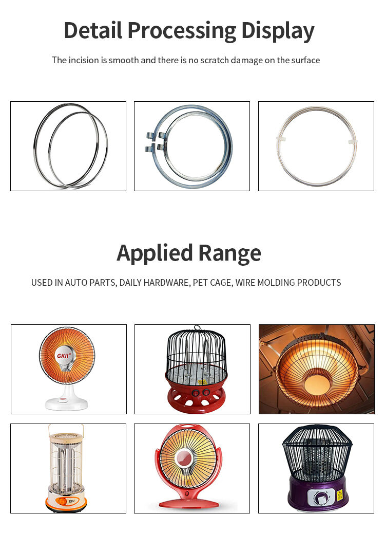 edge punching and circle punching machine for making key ring wire ring making machine with welding bathroom rings making machine-4