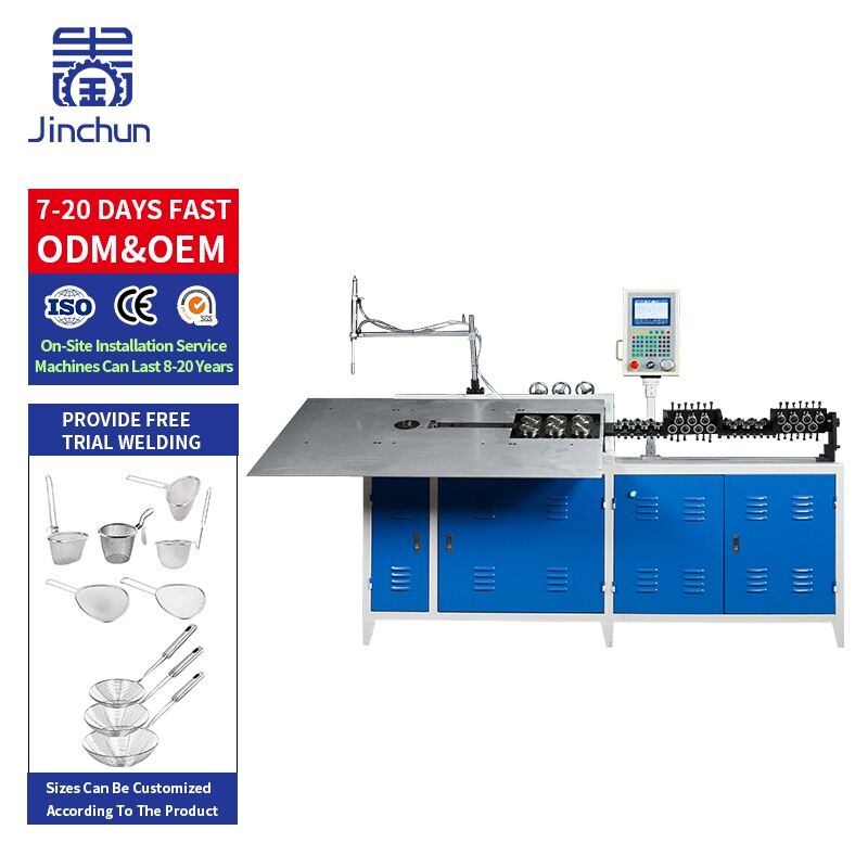  CNC Multifunctional 2D Bending Machine For Wire Colander Production Line Making 