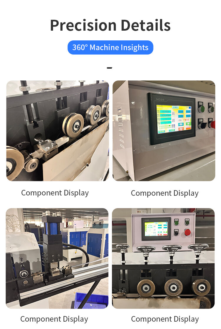 edge punching and circle punching machine for making key ring wire ring making machine with welding bathroom rings making machine-2
