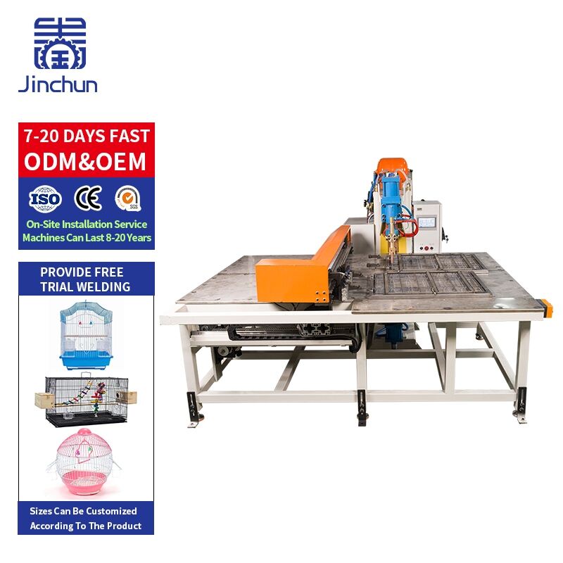XY Welding Machine Automatic For Wire Mesh And Bird Cage Manufacturing Production Line