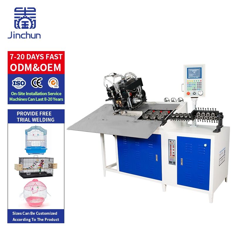 2D Frame Bending Welding Machine CNC Automatic For Wire Mesh And Bird Cage