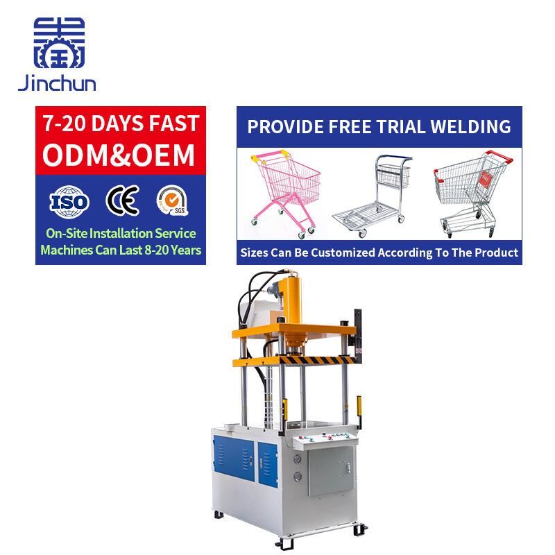 Servo Hydraulic Press High Precision Forming Efficient Shopping Cart Body Production Manufacturing