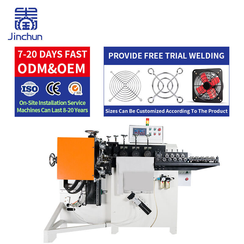 Ring Forming And Welding Machine Quality Welding Machine for Fan Guard Hardware Building Material Home Daily Use