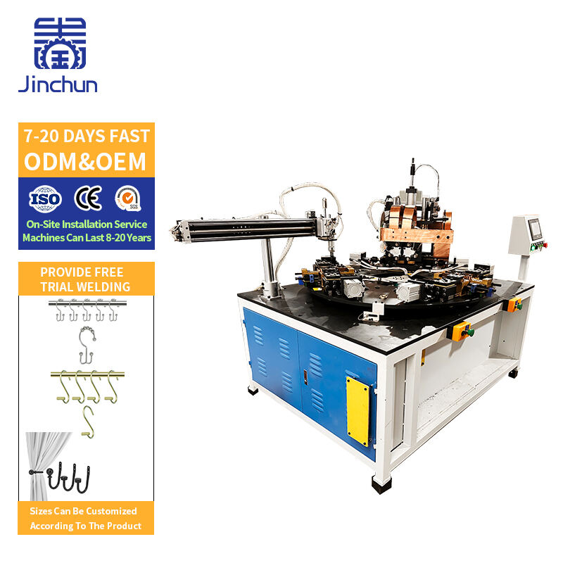 DAILY HARDWARE Wire Forming & Welding - Curtain Hook Welding Machine, Hook Forming Welder & Curtain Hardware Welder, Professional Hook Welding Equipment for Multi-Shaped Hooks Precision Processing