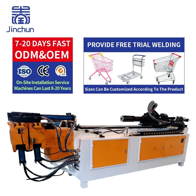 Automatic CNC Multi-Material Pipe Bending Machine with High-Precision Forming for Shopping Cart Tube Bracket Bending & Industrial & Furniture Manufacturing