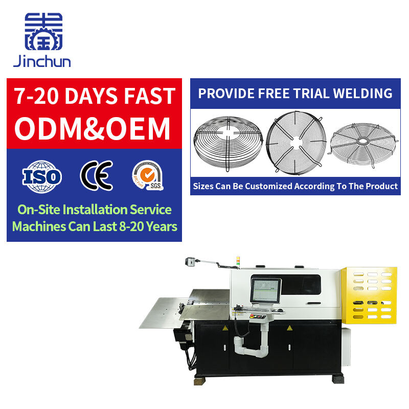 Wire Rotation Bending Machine - CNC Programmable, Flexible One-Time Setup for Ventilation Guard Production