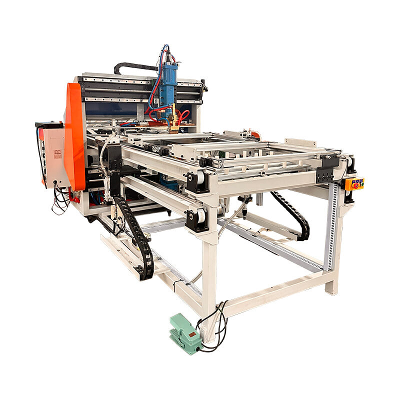 XY Wire Mesh Welding Machine With Welding Machine Moving Full Automatic Smart Smart Welding Machine For Track Iron Metal Alu Flat Brass Wire And Mesh