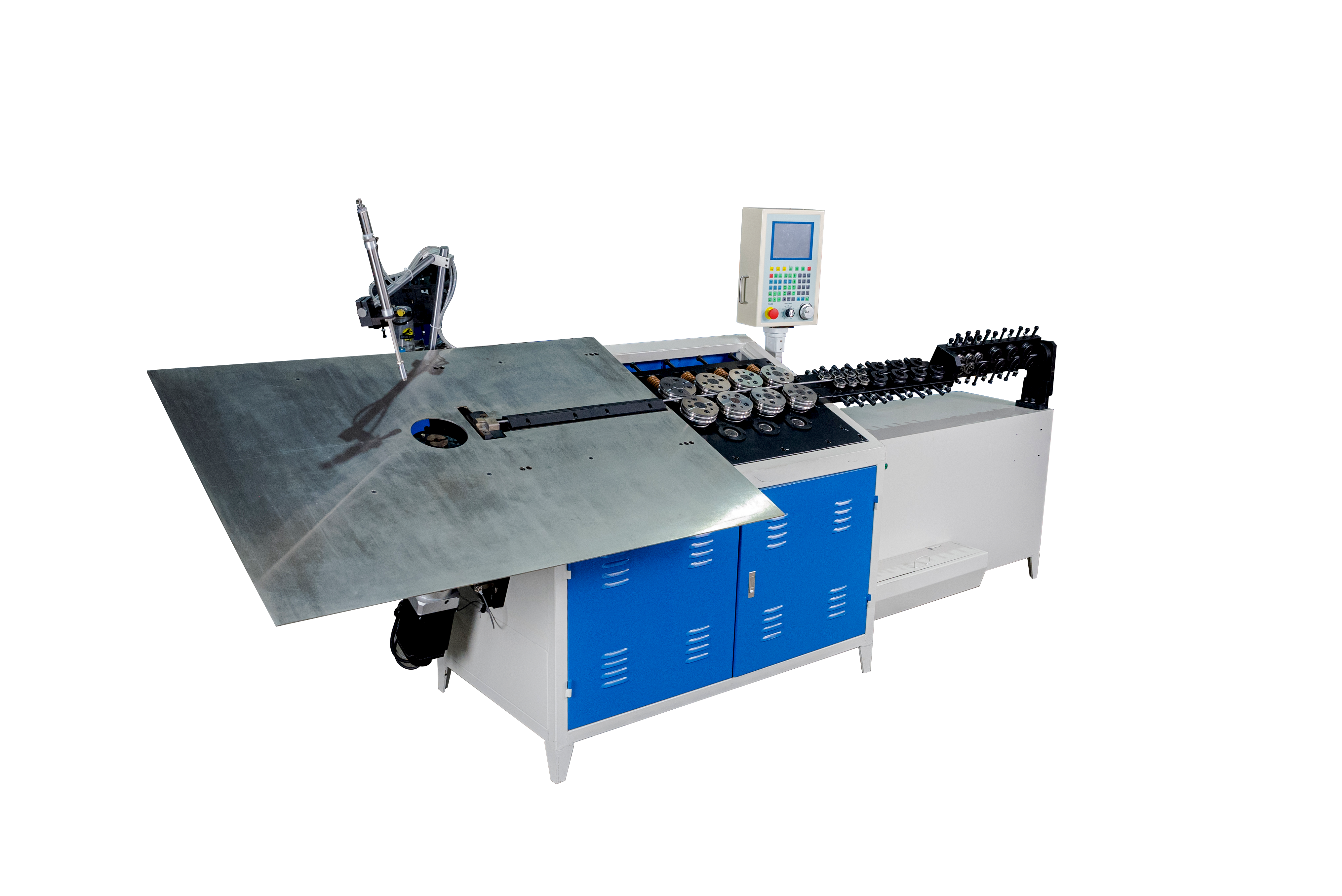 чПУ станок 2-10 мм для гибки проволоки в 2D: гибка проволоки для автомобильных защёлок дверей, станок для формовки крючков сидений, формовка проволоки для козырьков от солнца